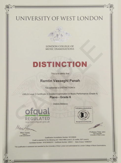 Sample Certificate